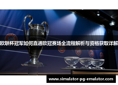 欧联杯冠军如何直通欧冠赛场全流程解析与资格获取详解