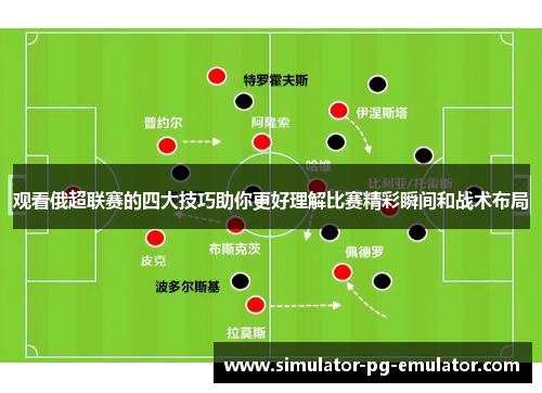 观看俄超联赛的四大技巧助你更好理解比赛精彩瞬间和战术布局